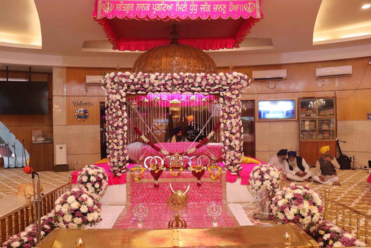 श्री गुरु तेग बहादुर जी के 350वें शहीदी वर्ष पर गुरुग्राम में शहीदी यात्रा का भव्य स्वागत