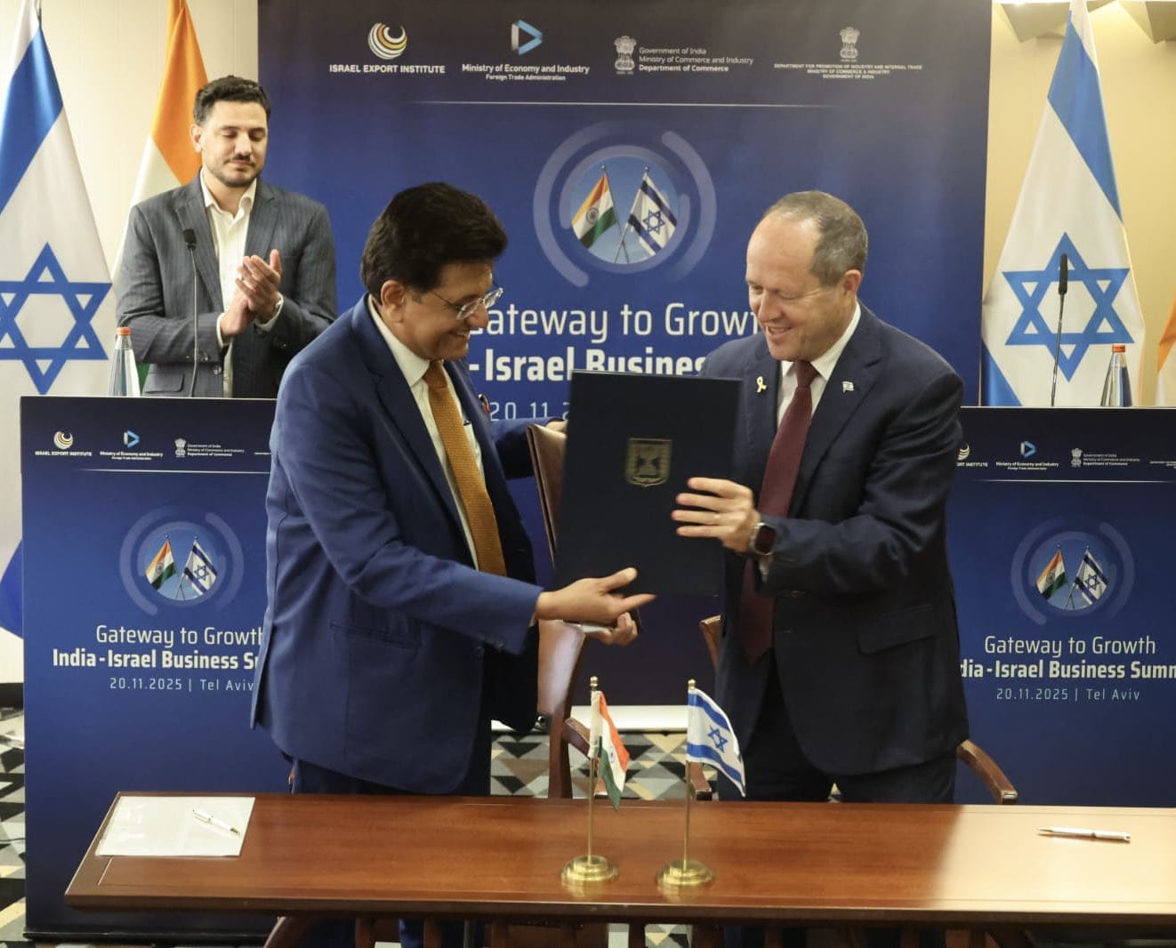 India and Israel Sign Terms of Reference to Launch FTA Negotiations