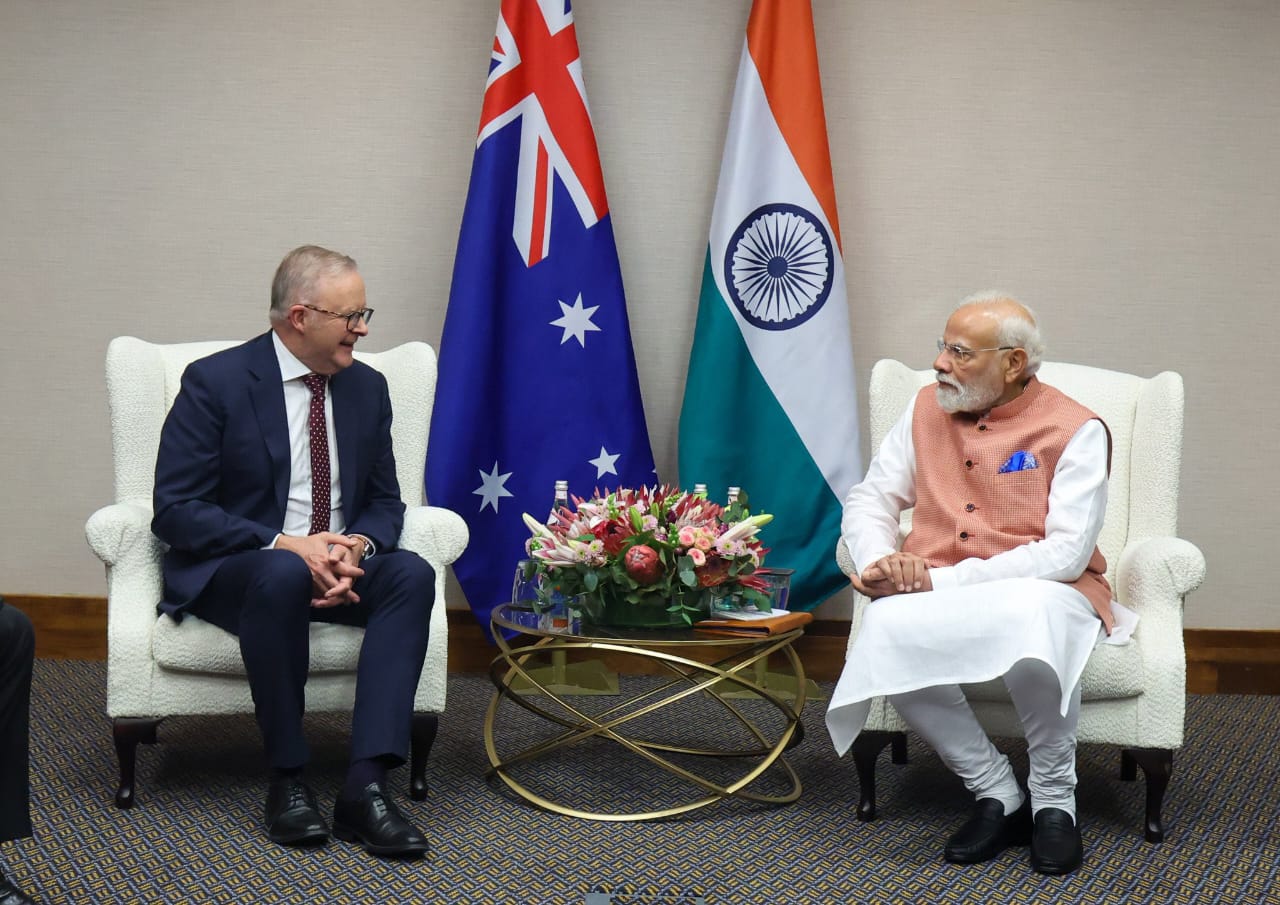 PM Modi Meets Australian PM Albanese in South Africa, Highlights Key Areas for Stronger Bilateral Ties