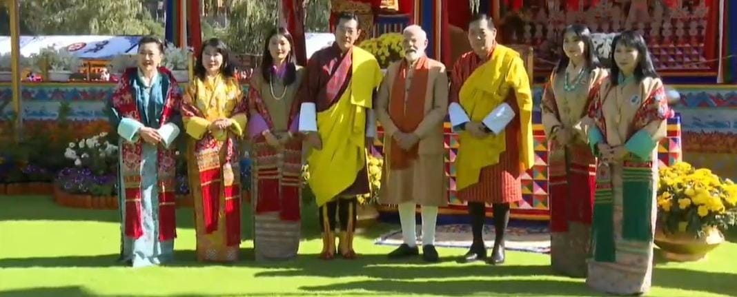 PM Modi Concludes Bhutan Visit After Attending Kalachakra with Bhutan’s Royal Family