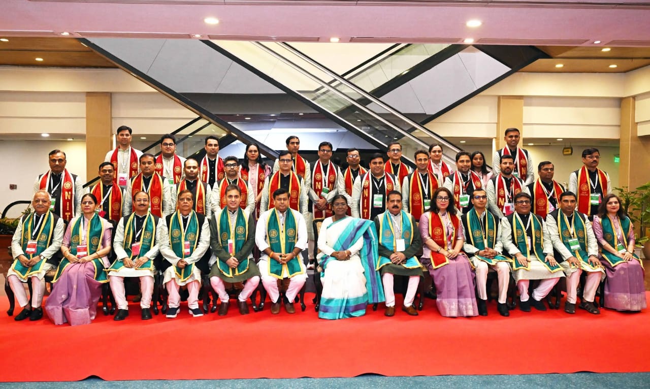 President Droupadi Murmu Graces Fifth Convocation of NIT Delhi